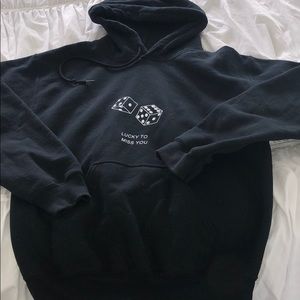 Lucky to miss you sweatshirt